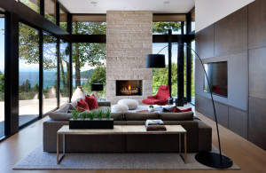 Moderni design olohuone