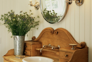 Moidodyr νιπτήρα στην φρουρά της καθαριότητας: άνετο ντιζάιν σε εξοχική κατοικία (21 φωτογραφίες)