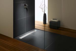 Ντουζιέρα με αποχέτευση: συσκευή και δυνατότητες εφαρμογής στο εσωτερικό του μπάνιου (20 φωτογραφίες)