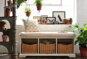 Πάγκος στο εσωτερικό σχέδιο (20 φωτογραφίες): μαλακή προσθήκη