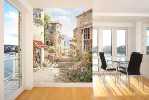 Τοιχογραφίες στο εσωτερικό (18 φωτογραφίες): διακοσμητικός σχεδιασμός και σχεδιασμός δωματίων