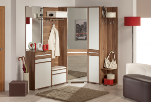 Γωνιακή είσοδος - ένα κομψό και άνετο εσωτερικό σε μια μικρή περιοχή (22 φωτογραφίες)