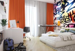 Γκράφιτι στο εσωτερικό του διαμερίσματος (20 φωτογραφίες)