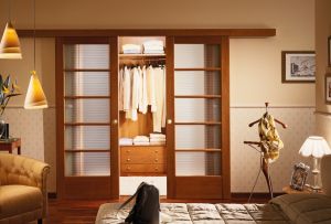 Η πόρτα στην κρεβατοκάμαρα είναι ένα σημαντικό στοιχείο του εσωτερικού (27 φωτογραφίες)