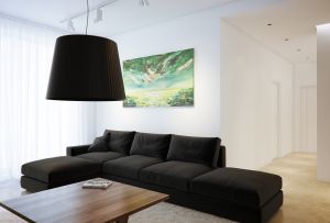 Μαύρος καναπές - ένα σημάδι πολυτελούς εσωτερικού (26 φωτογραφίες)