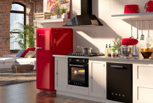 Χρώμα ψυγεία για την κουζίνα: προσθέστε φωτεινότητα (23 φωτογραφίες)