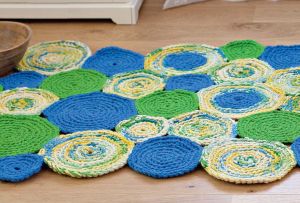 Πλεκτό χαλί - ζεστασιά κάτω από τα πόδια σας (31 φωτογραφίες)