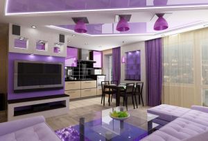 Σχεδιασμός οροφής σε ένα διαμέρισμα στούντιο: Βασικά μυστικά