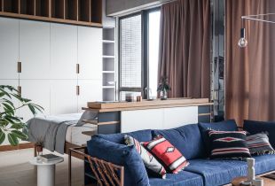 Vi lever med smak: hvordan ordne møbler i en ett-roms leilighet (57 bilder)