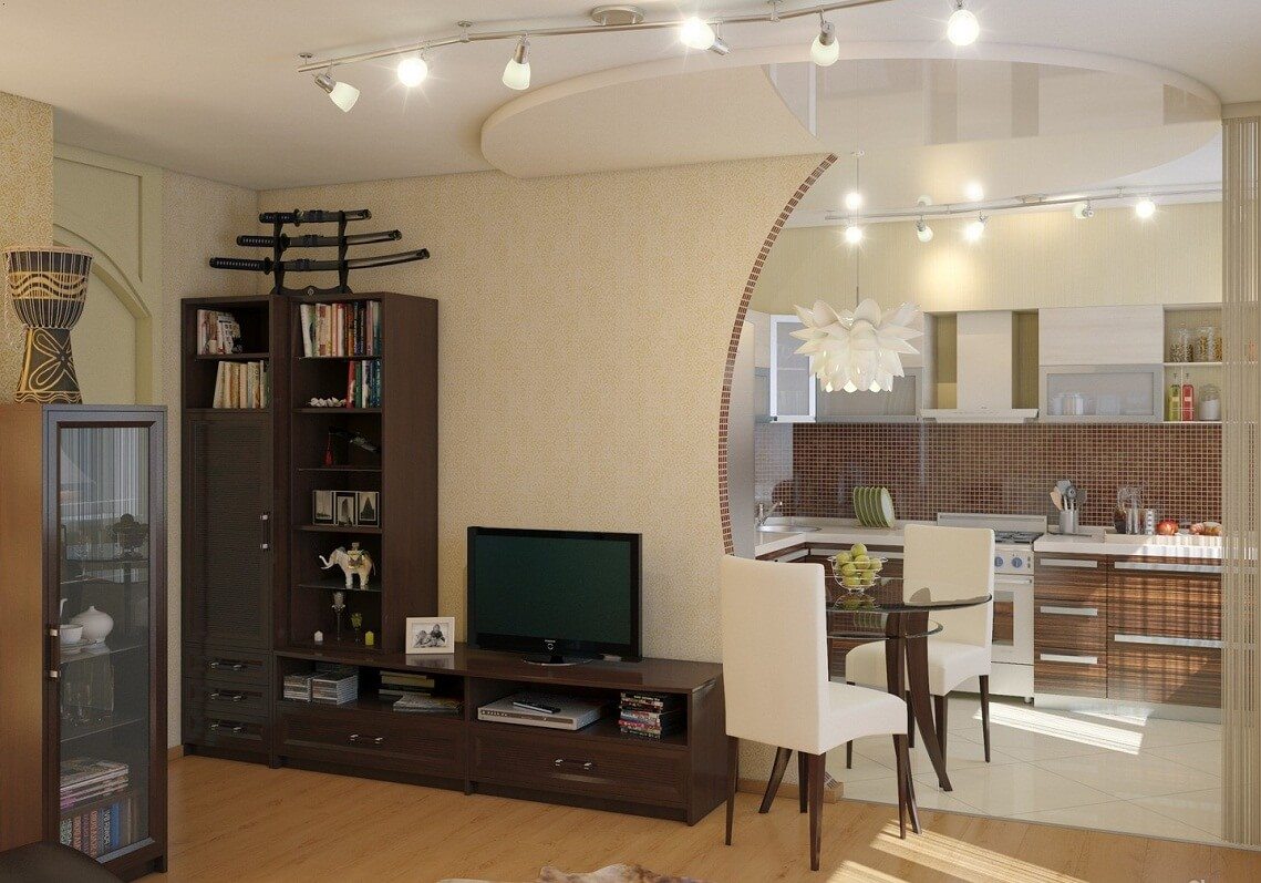 Σχεδιασμός ενός δωματίου Χρουστσόφ με ένα γραφείο