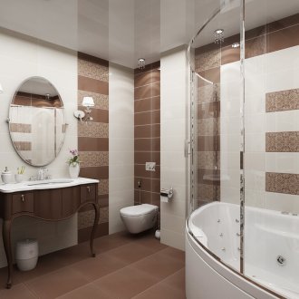 Λευκή οροφή στο μπάνιο