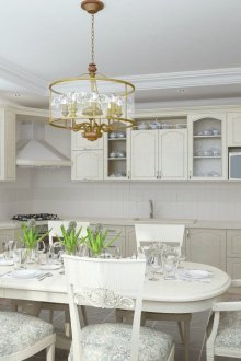 Provence πλατεία φωτεινή κουζίνα