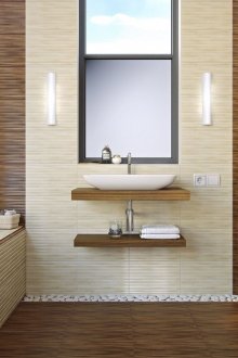 Ζώντας μπαμπού για να διακοσμήσετε το μπάνιο