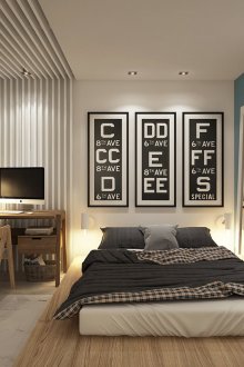 Σύγχρονη κύρια κρεβατοκάμαρα