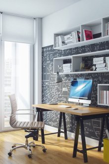 Μεγάλο χώρο εργασίας στο υπνοδωμάτιο