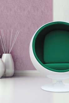 Στρογγυλή κομψή καρέκλα lounge