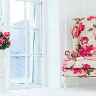 Πολυθρόνα με floral εκτύπωση