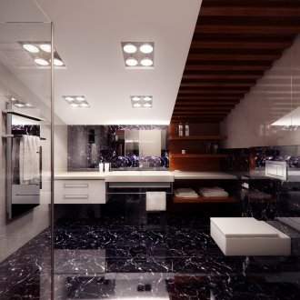 Όμορφο αρ νουβό μπάνιο