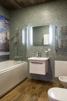 Art Nouveau φώτα καθρέφτη μπάνιου