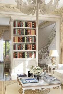 Μπεζ και λευκό σαλόνι Provence