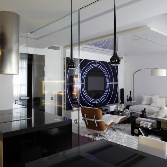 Διάφορα υψηλής τεχνολογίας φωτισμό σαλόνι