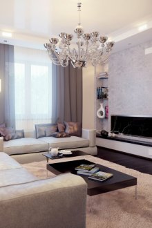 Καναπέδες σε μοντέρνο σαλόνι