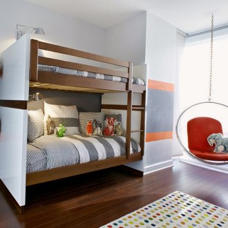 Κομψό μοντέρνο παιδικό δωμάτιο