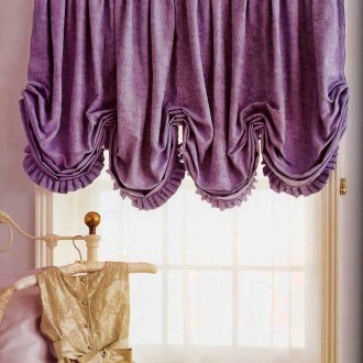 Cortines franceses morades al viver