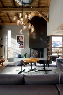 Στυλ σαλονιού μοντέρνο σαλόνι