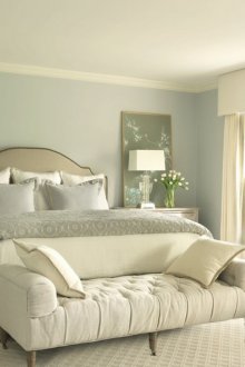 Κρεμαστό μπλε κλασικό υπνοδωμάτιο