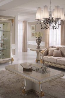 Μπαρόκ σαλόνι σε παστέλ χρώματα