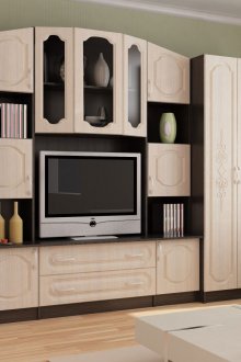 Κλασικό μπεζ τοίχο στο σαλόνι