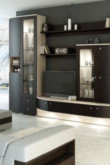 Ασπρόμαυρο τείχος στο στυλ της πρωτοπορίας