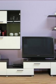 Μαύρο και άσπρο διαφάνεια στο εσωτερικό του καθιστικού