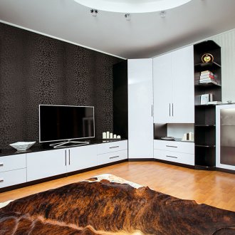 Art Nouveau ασπρόμαυρο καθιστικό