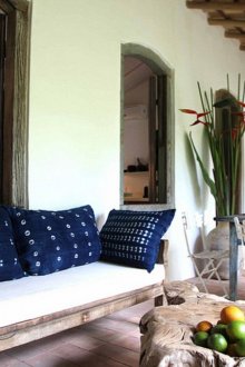 Αίθριο κοντά στο σπίτι σε οικολογικό στιλ