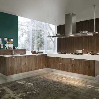 Οικολογική κουζινάκι με πλήρες ύψος