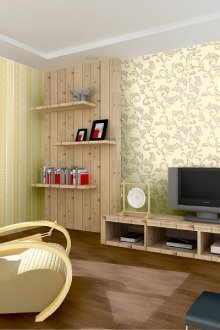 Οικολογικό καθιστικό σε ένα μικρό διαμέρισμα