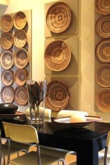 Τοίχος ντεκόρ στο εσωτερικό της Αφρικής