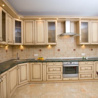 Μπεζ Κουζίνα