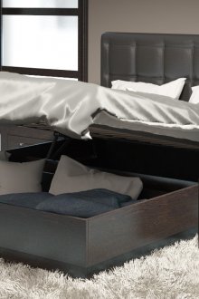 Κρεβάτι Wenge με μηχανισμό ανύψωσης