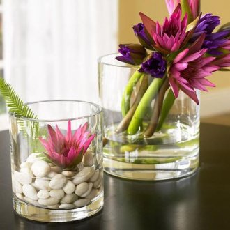 Bouquet de chrysanthèmes à l'intérieur