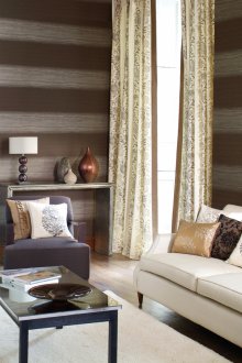 Ελεφαντόδοντο και χρώμα καφέ στο εσωτερικό του καθιστικού