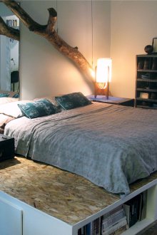 Βήμα στο εσωτερικό του υπνοδωματίου