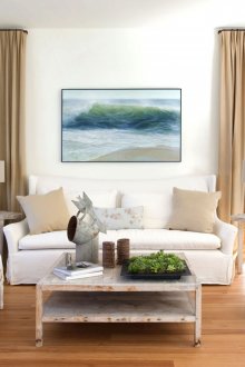 Λευκό καθιστικό με κρεμμύδι