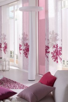 Ροζ και λευκό καθιστικό