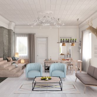 Μπλε κιβώτιο κοσμήματος