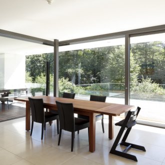 Κομψό τζάμι στο σπίτι