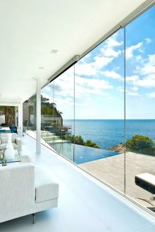 Πανοραμικά τζάμια στο σπίτι