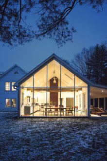 Κομψό τζάμι στο σπίτι